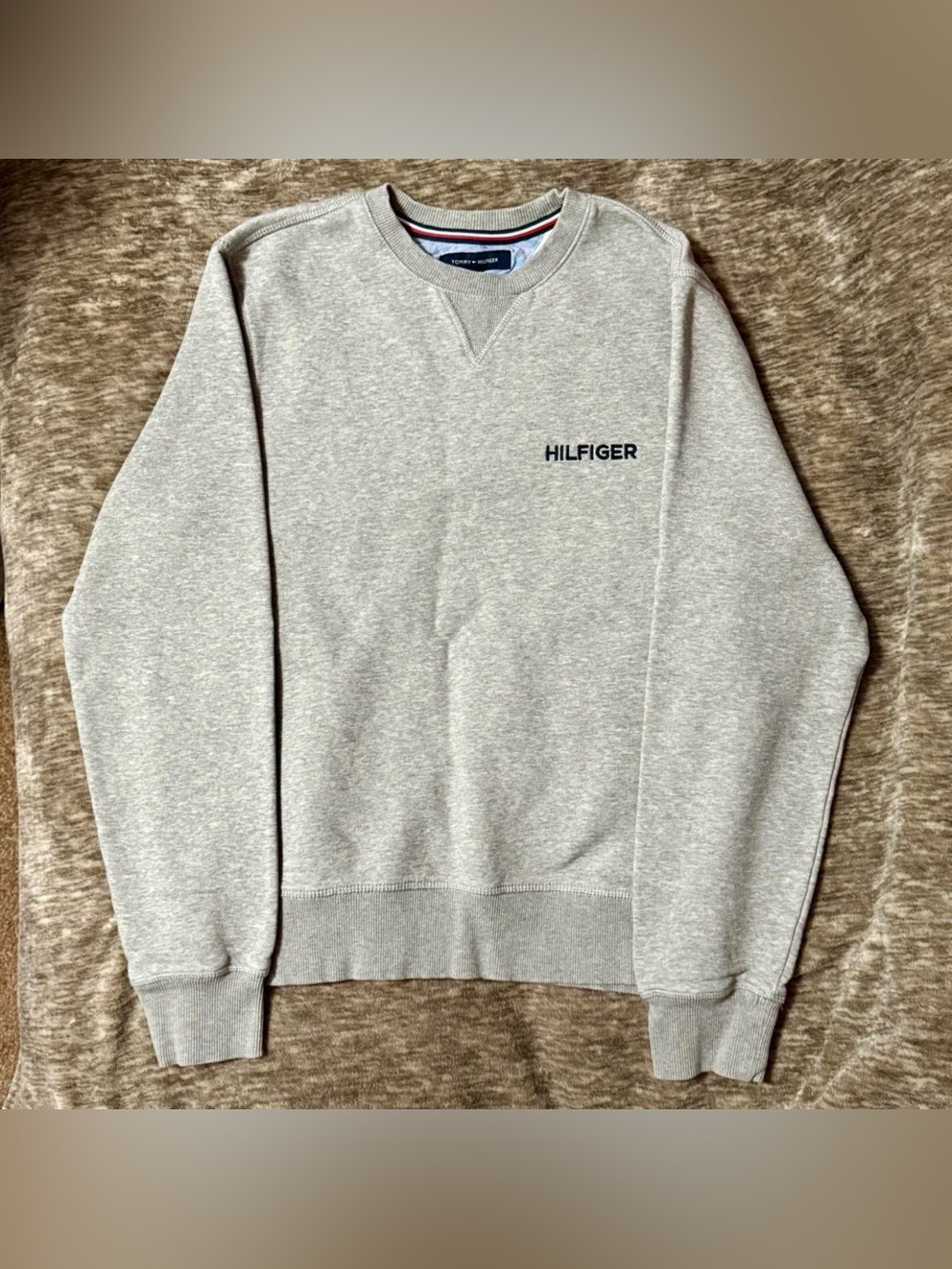 Men’s Grey Tommy Hilfiger Crewneck M